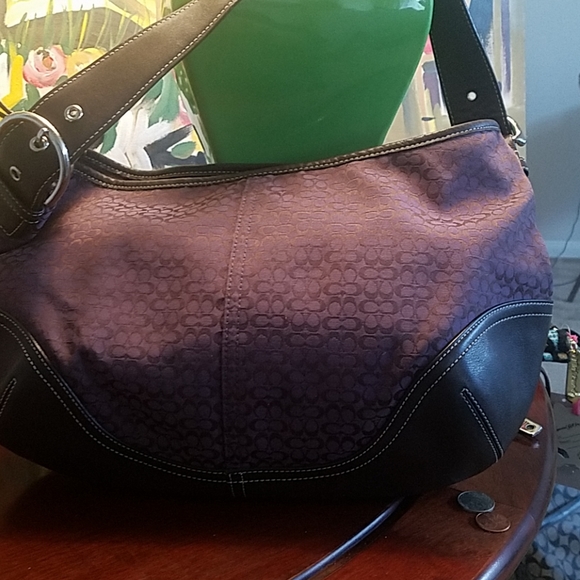 Coach signature canvas hobo bag - Picture 3 of 5